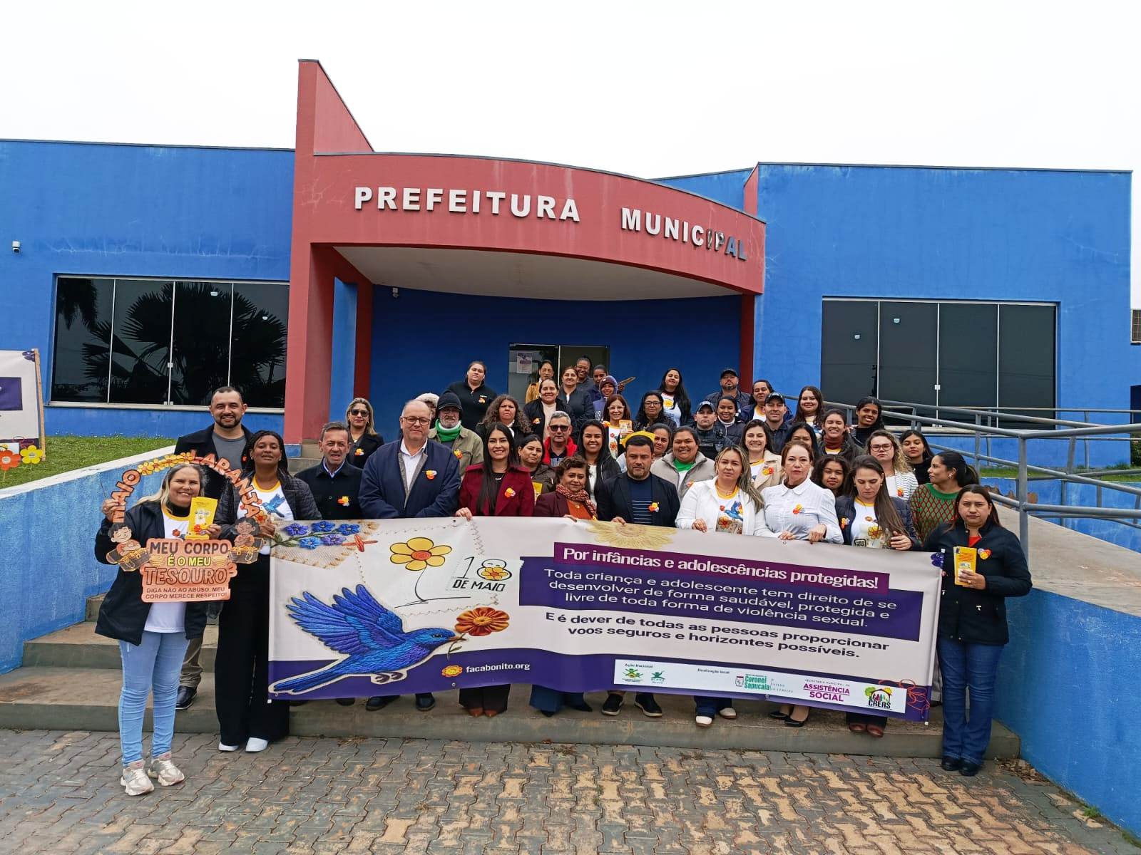 Campanha &ldquo;Por Inf&acirc;ncia e Adolesc&ecirc;ncias Protegidas&rdquo; fortalece combate ao abuso e &agrave; explora&ccedil;&atilde;o sexual infantil em Coronel Sapucaia.